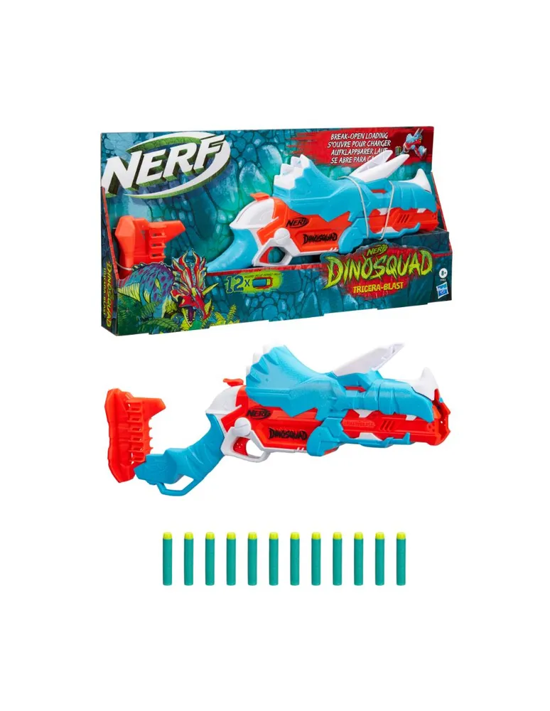 Lanzador Tricera-Blast Nerf DinoSquad