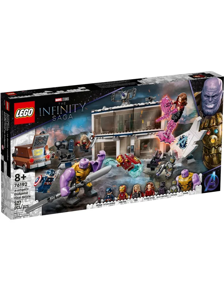  LEGO Marvel Avengers: Endgame Final Battle 76192 Kit de  construcción coleccionable; escena de batalla en el Compuesto de los  Vengadores; nuevo 2021 (527 piezas) : Juguetes y Juegos