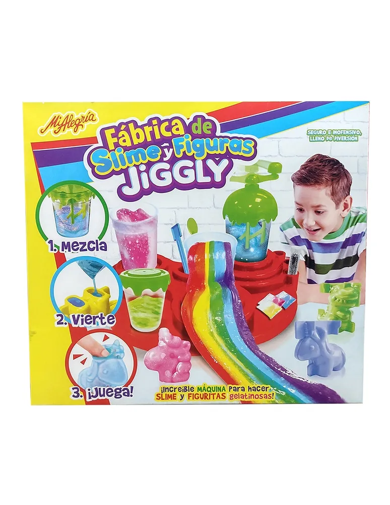 Set Fábrica de Slime y Figuras Jiggly Mi Alegría