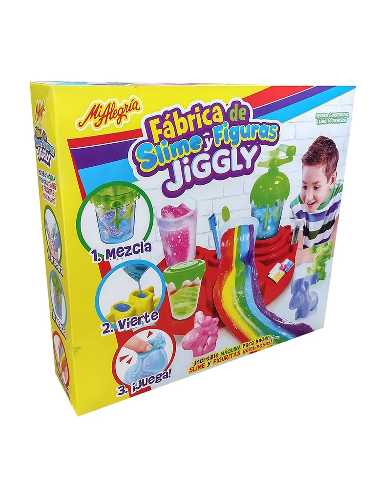 Set Fábrica de Slime y Figuras Jiggly Mi Alegría