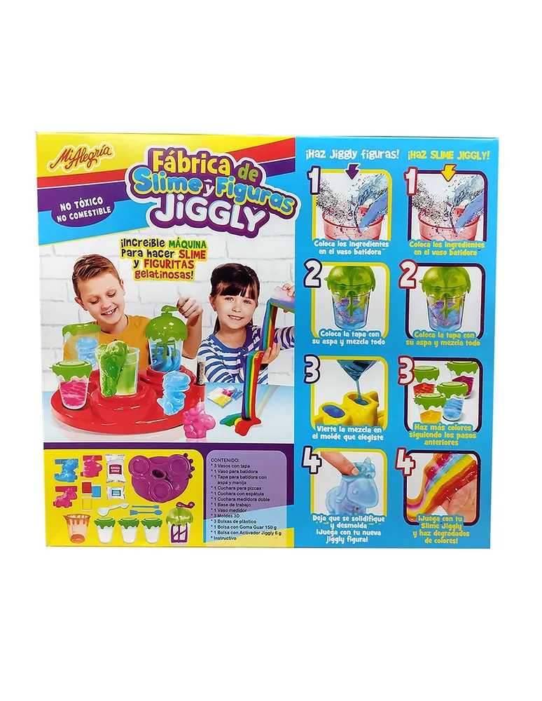 Set Fábrica de Slime y Figuras Jiggly Mi Alegría