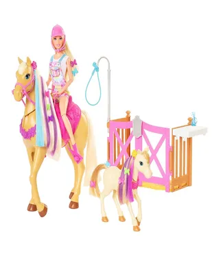 Muñeca fashion Barbie Caballo Peinados Divertidos