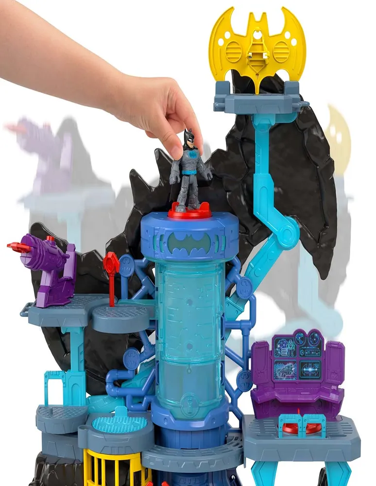 Set figuras Bat-Tech Imaginext con luz y sonido articulado DC Comics