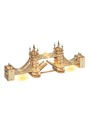 Rompecabezas 3d Tower Bridge Luz Robotime 113 piezas