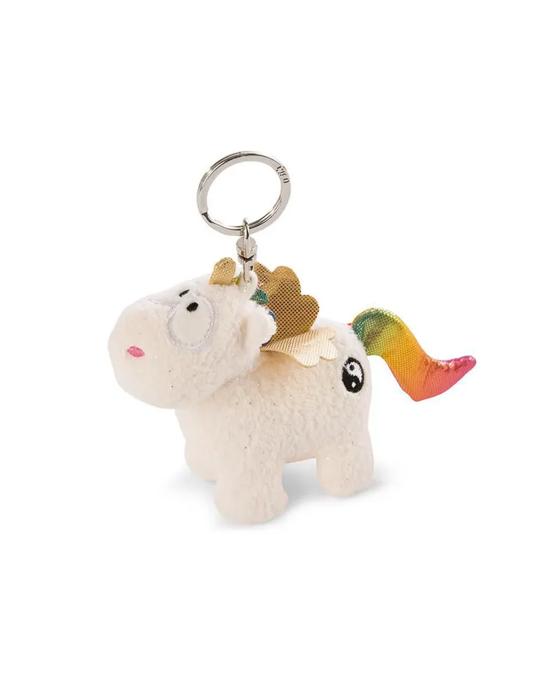 Llavero de peluche de unicornio Nici