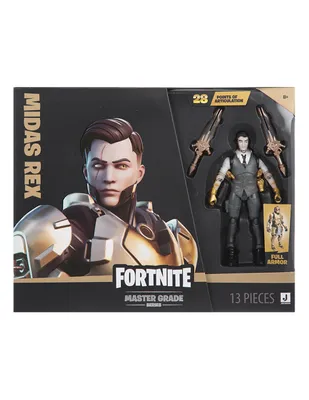 Figura de acción Midas Rex Jazwares articulada Fortnite