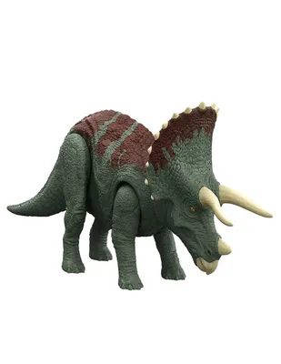 Figura de acción Triceratops Mattel con sonido articulado Jurassic World