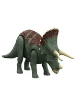 Figura de acción Triceratops Mattel con sonido articulado Jurassic World