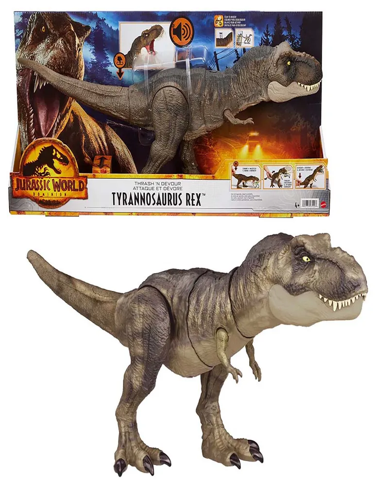 Figura de acción Tyrannosaurus Rex Mattel articulado Jurassic World