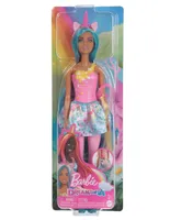 Muñeca fashion Barbie Dreamtopia Unicornio cuerno rosa