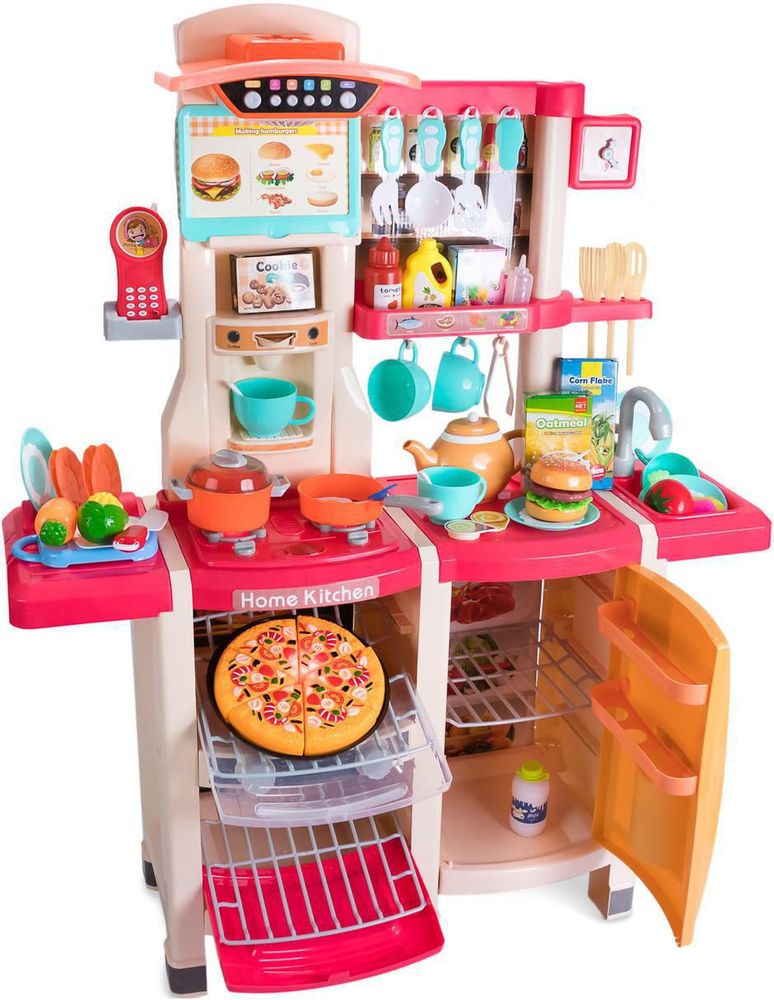 Set de cocina juguete Simulation Kitchen 65 piezas con luz y sonido