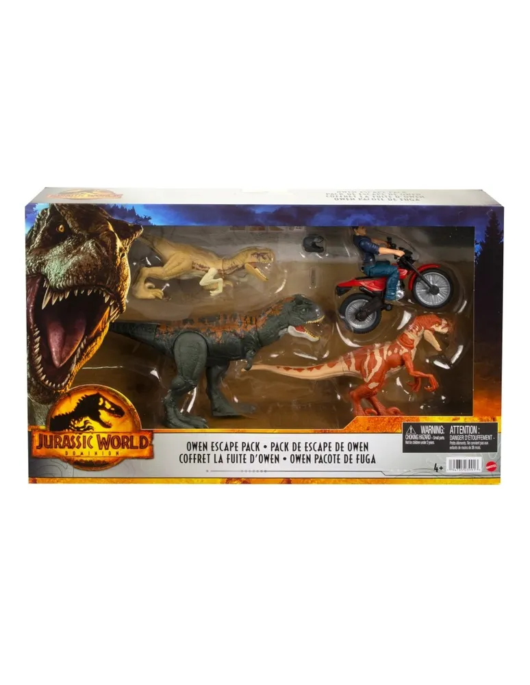 Set figuras Owen Grady Jurassic World articulado