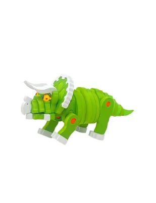 Set construcción NH rompecabezas 3D dinosaurio triceratops con 63 piezas