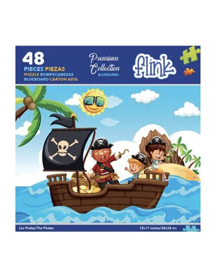 Rompecabezas Flink Los Piratas 48 piezas
