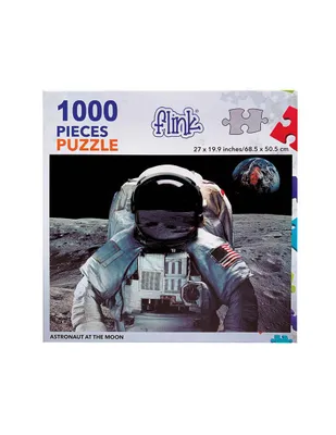 Rompecabezas Flink Astronauta en la Luna fotos de la Nasa 1000 piezas
