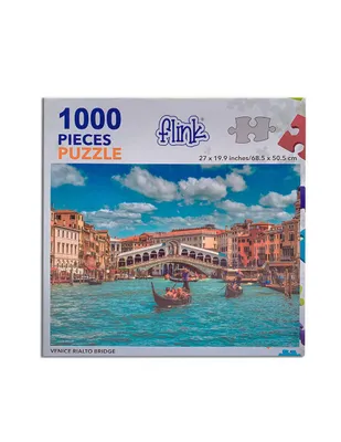 Rompecabezas Flink Venecia Puente Rialto Italia 1000 piezas