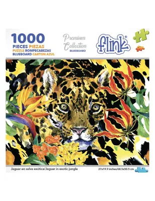 Rompecabezas Flink Pintura de jaguar 1000 piezas