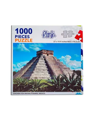 Rompecabezas Flink Pirámide Maya de Chichen Itza Yucatán México 1000 piezas