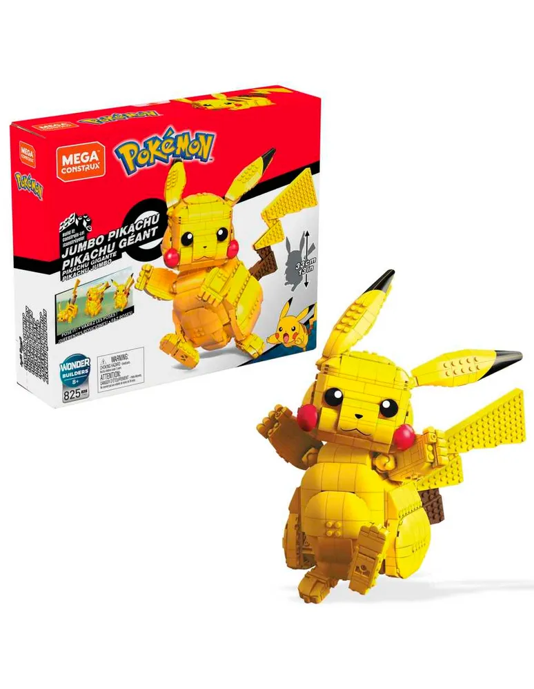Mattel - Pokemon - Construcción Pokémon con movimiento: Pikachu