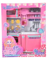 Set de cocina juguete Distroller Chamoy & Amiguis 31 piezas con luz y sonido