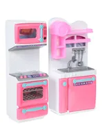 Set de cocina juguete Distroller Chamoy & Amiguis 31 piezas con luz y sonido