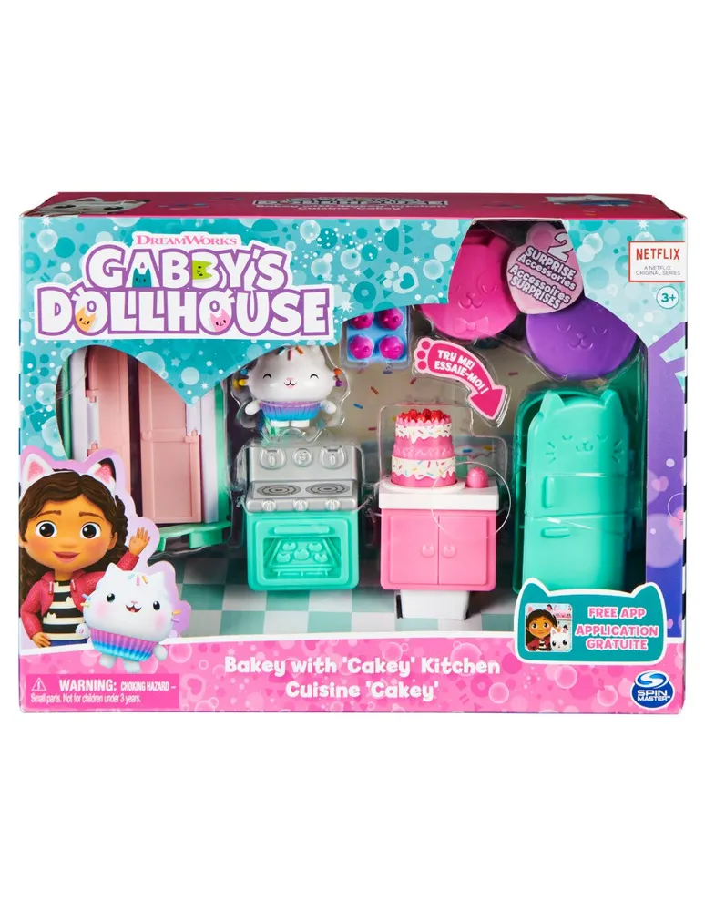SPIN MASTER Set de muñeca Spin Master Cocina de Pastelillo de Gabby's  Dollhouse