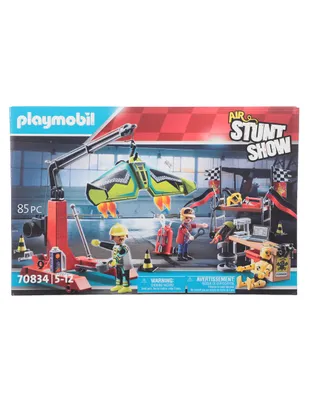Set construcción Playmobil Air Stuntshow Estación de Servicio con 85 piezas