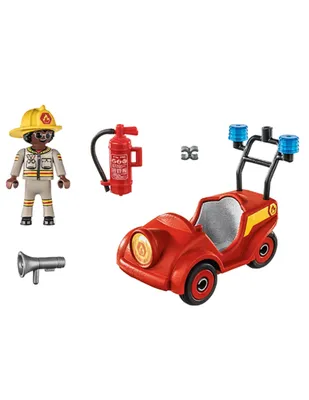 Set de construcción Playmobil Mini-coche de Bomberos de Duck on Call con 23 piezas