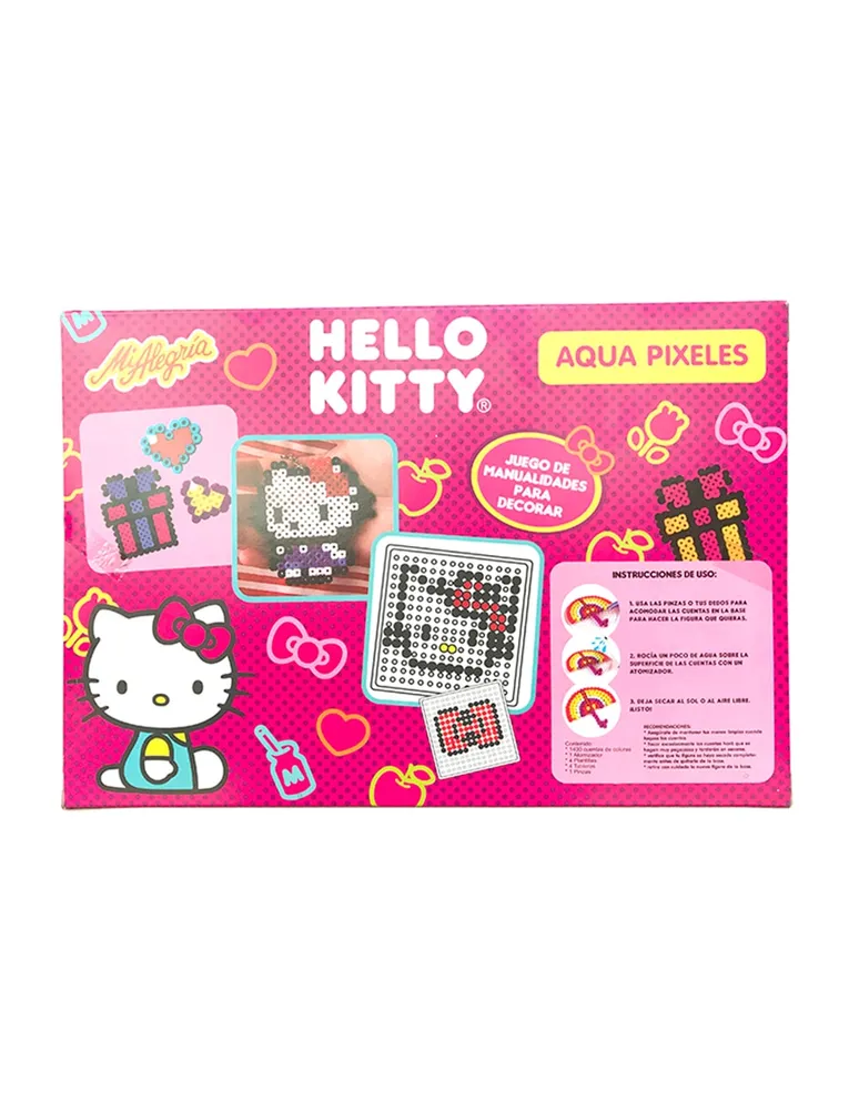 Hello Kitty Aqua Pixeles Mi Alegría didáctico unisex