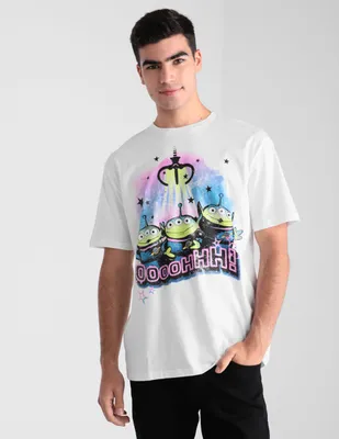 Playera Disney Store Toy Story estampado gráfico manga regular para hombre