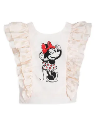 Playera Disney Store estampado gráfico sin manga para niña