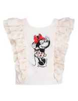 Playera Disney Store estampado gráfico sin manga para niña