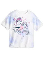 Playera Disney Store estampada manga regular para niña