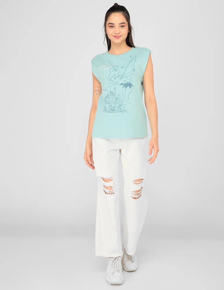 Playera Disney Store estampada para mujer