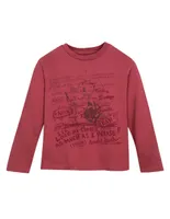 Playera Disney Store manga larga para niño