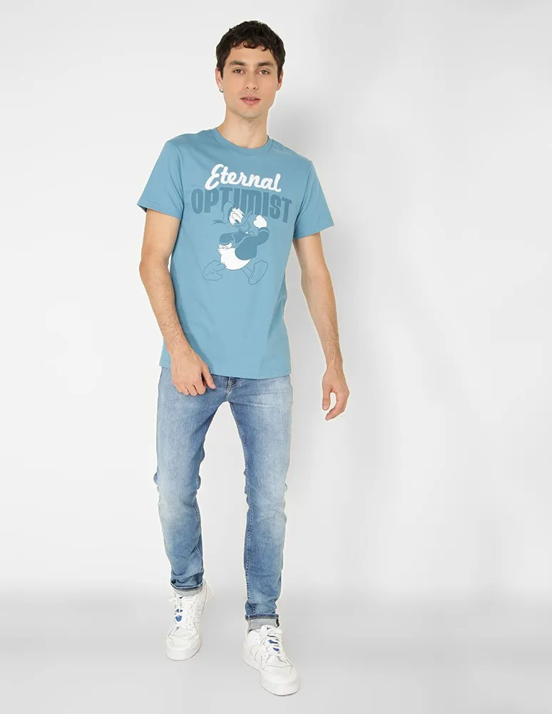 Playera Disney Store Donald estampada para hombre