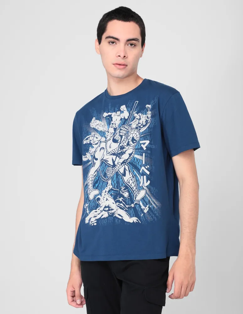 Playera Disney Store cuello redondo estampada para hombre