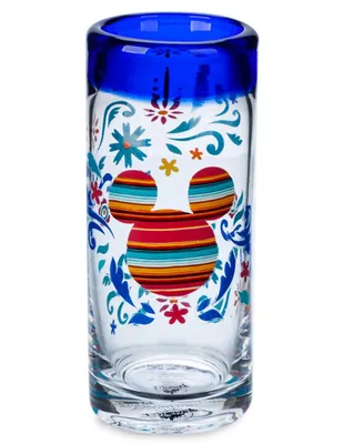 Vaso tequilero Disney Store México de vidrio