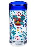 Vaso tequilero Disney Store México de vidrio