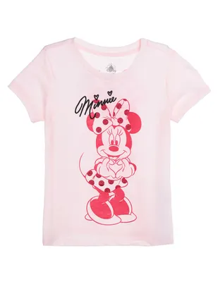 Playera Disney Store estampado Minnie manga corta para niña