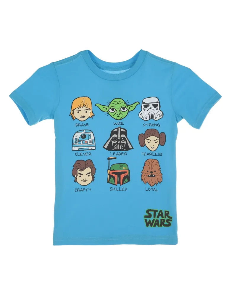 Playera Star Wars estampada manga corta para niño