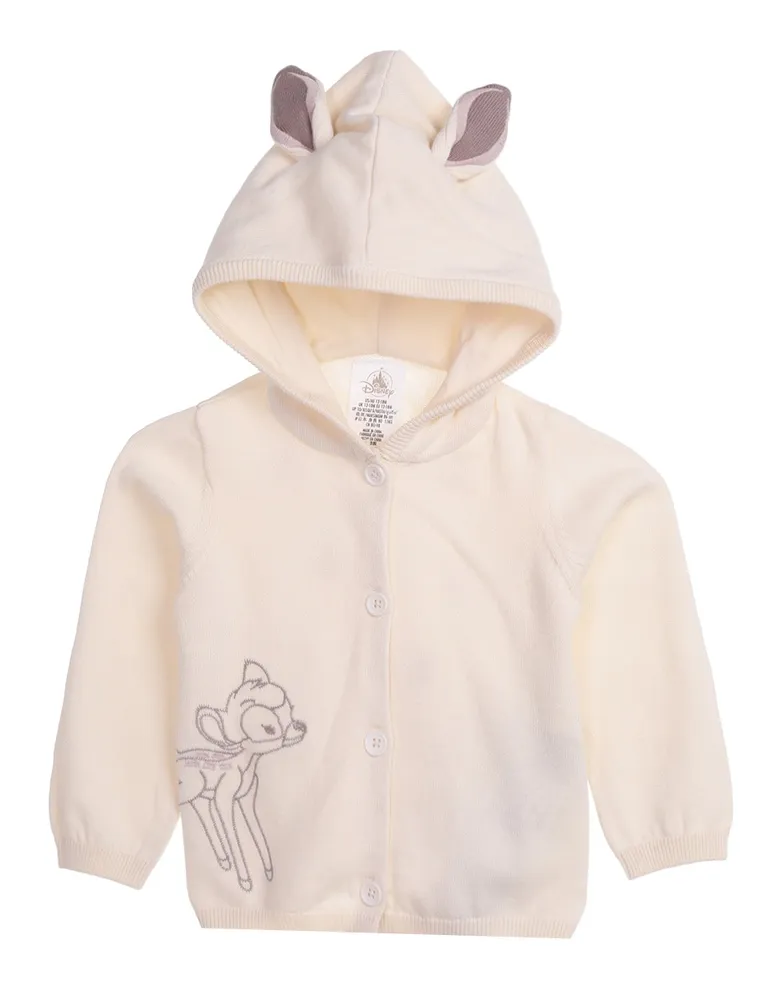 Suéter con capucha Bambi para niña