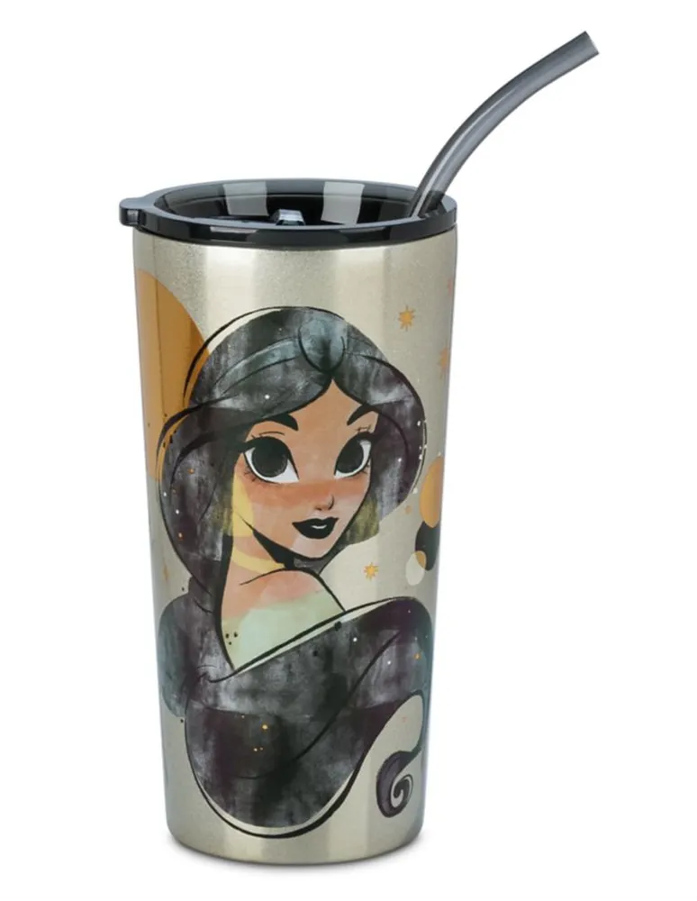 Vaso con tapa y popote Aladdin de acero inoxidable