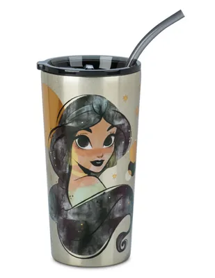 Vaso con tapa y popote Aladdin de acero inoxidable