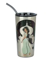 Vaso con tapa y popote Aladdin de acero inoxidable