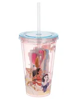 Vaso con tapa y popote Disney Store