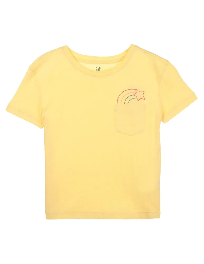 Playera manga corta para niña