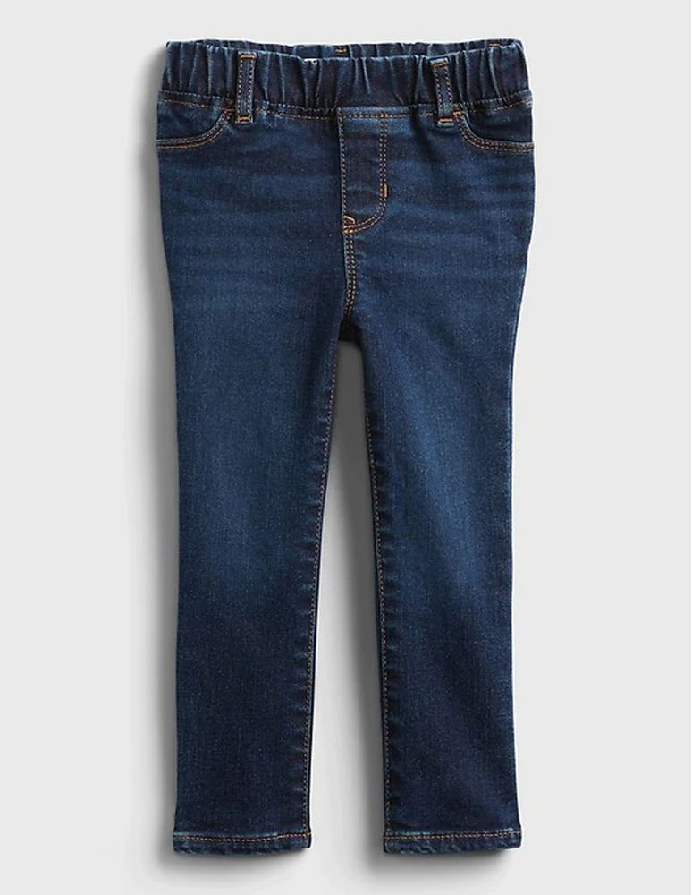 Jeans skinny lavado stone wash corte ajustado para beb