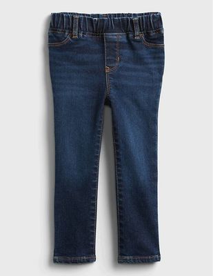 Jeans skinny lavado stone wash corte ajustado para beb