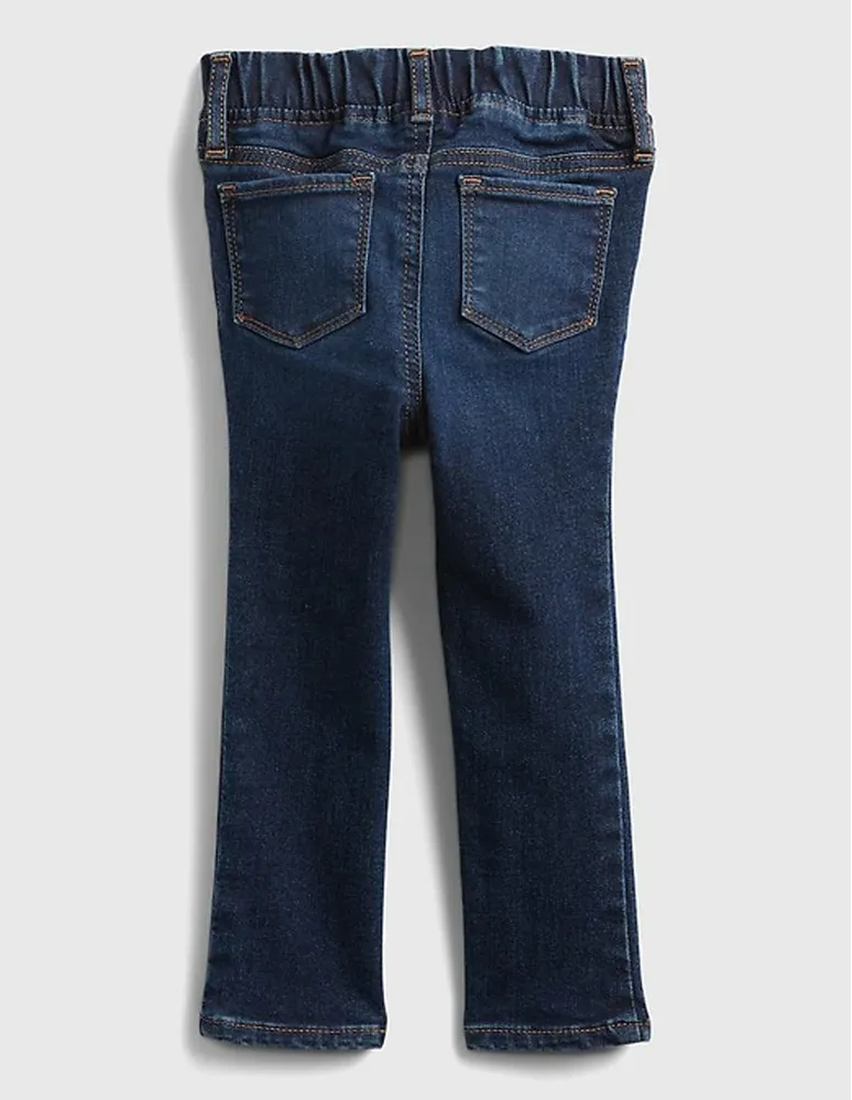 Jeans skinny lavado stone wash corte ajustado para bebé